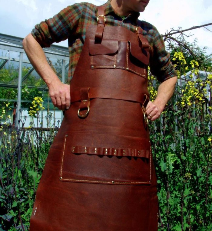 WOOD WORKER LEATHER APRON