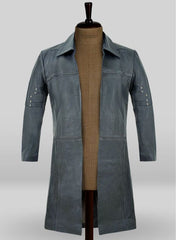 IDRIS ELBA THE DARK TOWER LEATHER LONG COAT