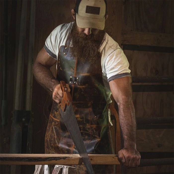 WORKER LEATHER APRON