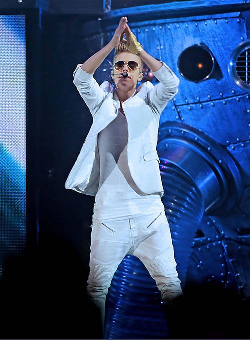 JUSTIN BIEBER LEATHER PANTS