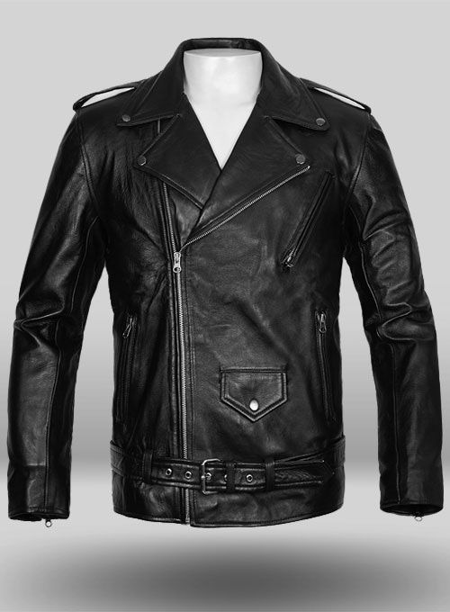 PURE LEATHER BIKER JACKET