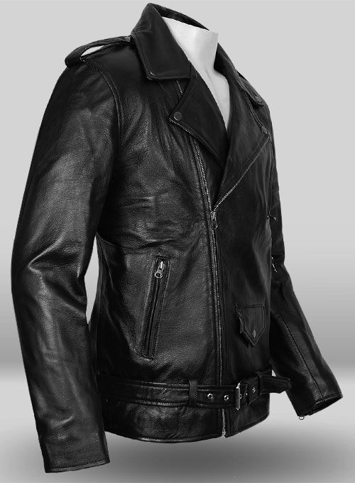 PURE LEATHER BIKER JACKET