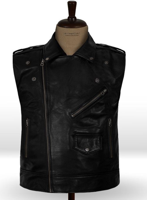 LEATHER MOTORCYCLE VESTS