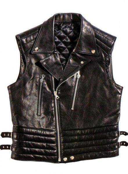 LEATHER SHORT VEST