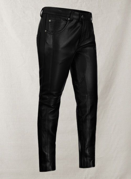 TYRONE SKINNY-FIT STRETCH LEATHER PANTS