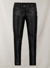 TYRONE SKINNY-FIT STRETCH LEATHER PANTS