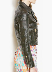 WOMENS ELORA LEATHER JACKET