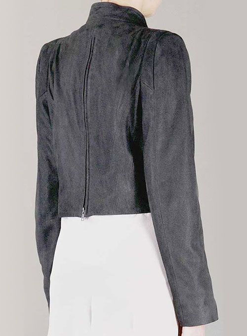 MAISON RUNWAY WOMEN'S DENIM LEATHER JACKET