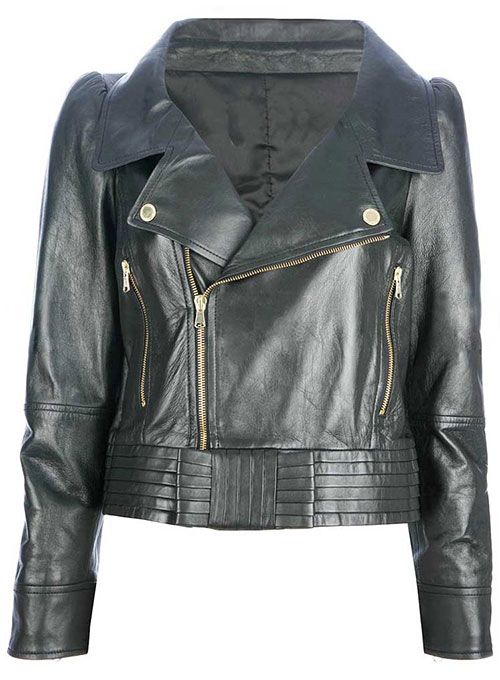 WOMENS ELORA REAL LEATHER JACKET