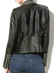 MICHAEL KORS STUDDED LEATHER JACKET