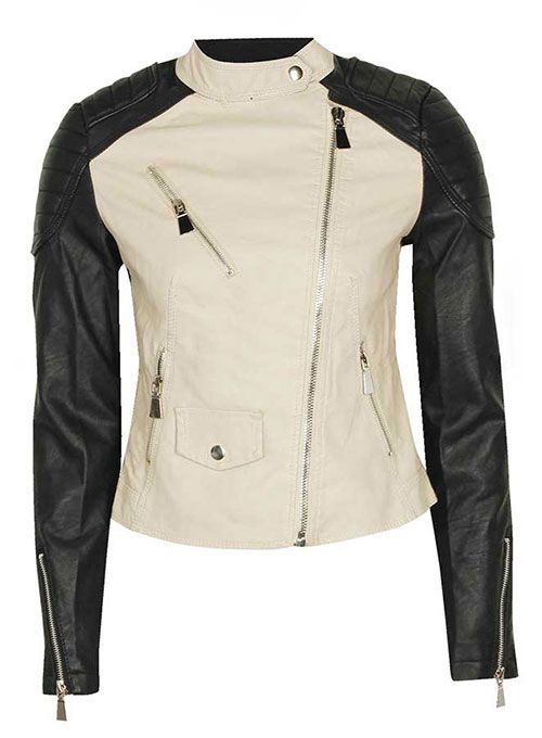 ELLEN POMPEO LEATHER JACKET