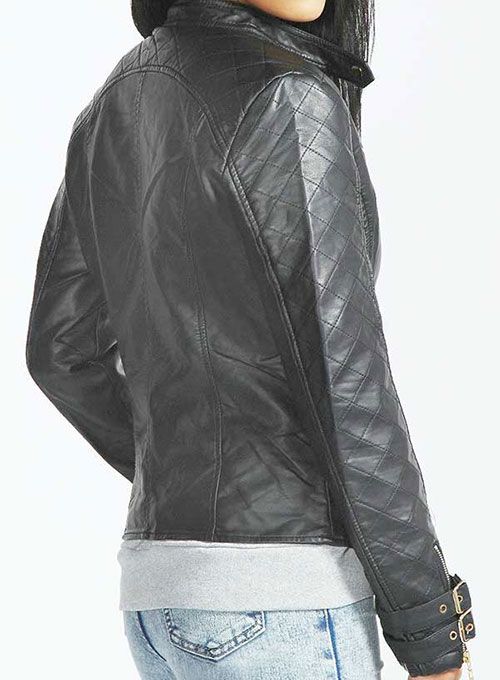 TOMACHI BLACK LEATHER JACKET