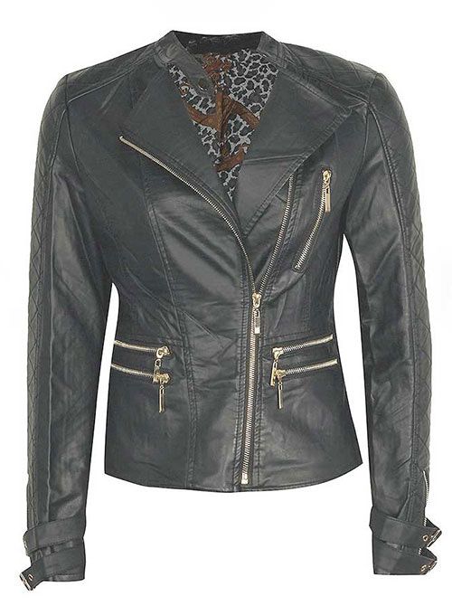 TOMACHI BLACK LEATHER JACKET