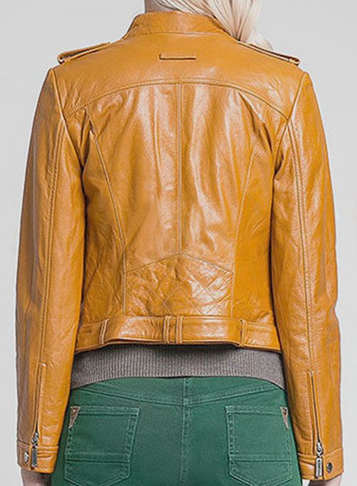 WOMEN'S WINDSOR TAN LEATHER JACKET