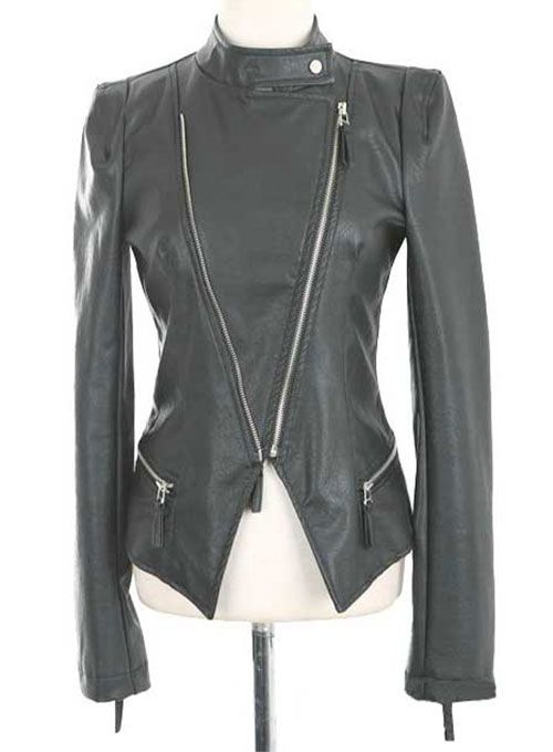 LEATHER BIKER JACKET