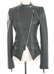 LEATHER BIKER JACKET