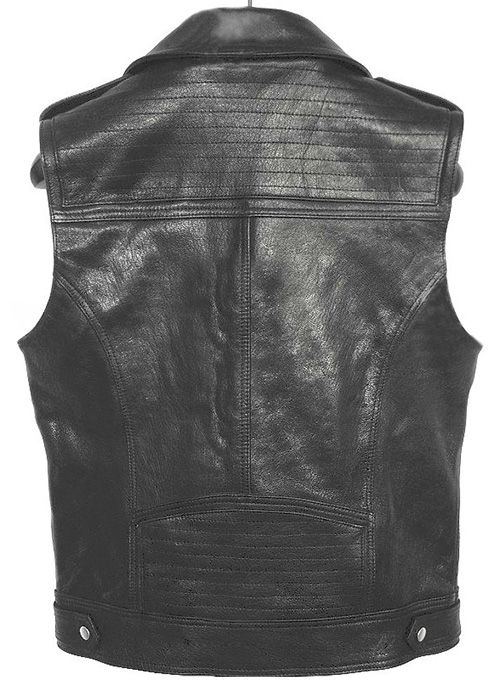 ROCKER VEST LEATHER BIKER VEST