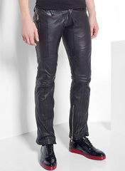 MEN CASUAL LEATHER PANTS