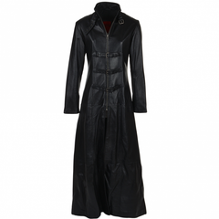 ZELDA LONG LENGTH GOTHIC BLACK COAT