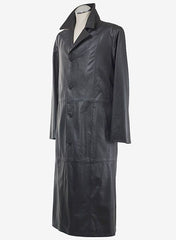 LEATHER LONG COAT #201