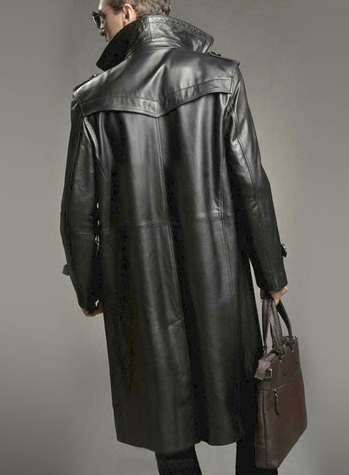 LEATHER LONG COAT #205