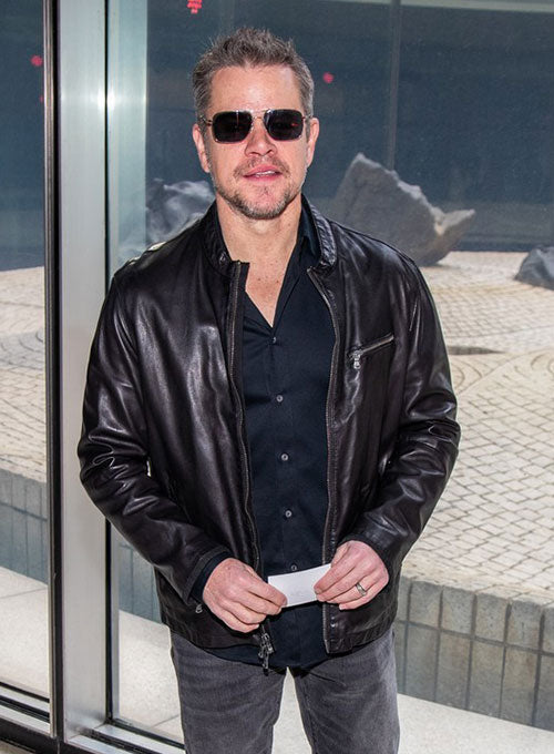 Matt Damon Leather Jacket