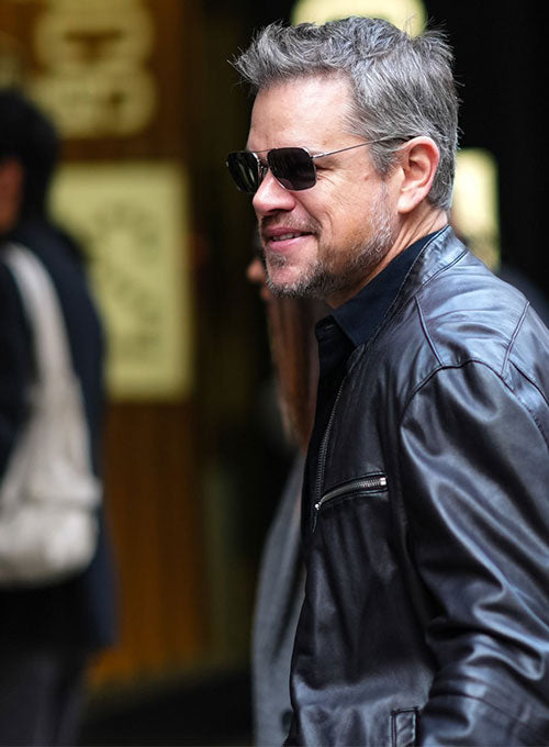 Matt Damon Leather Jacket