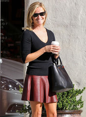 REESE WITHERSPOON LEATHER SKIRT