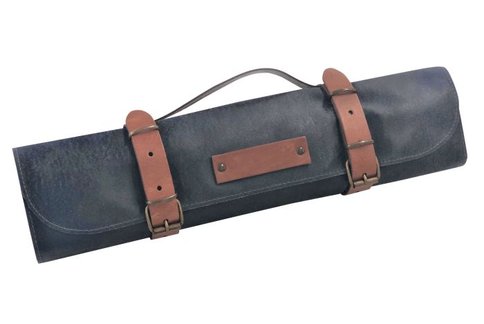 RUSTIC LEATHER KNIFE ROLL