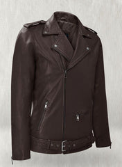 RUTLAND BROWN RIDING LEATHER JACKET