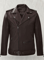 RUTLAND BROWN RIDING LEATHER JACKET