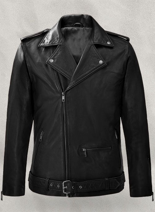 RUTLAND BLACK RIDING LEATHER JACKET