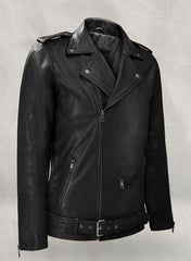 RUTLAND BLACK RIDING LEATHER JACKET