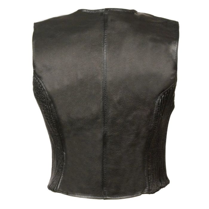 MILWAUKEE BLACK LEATHER VEST