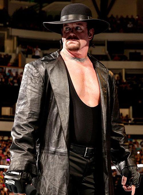 THE UNDERTAKER LEATHER LONG COAT