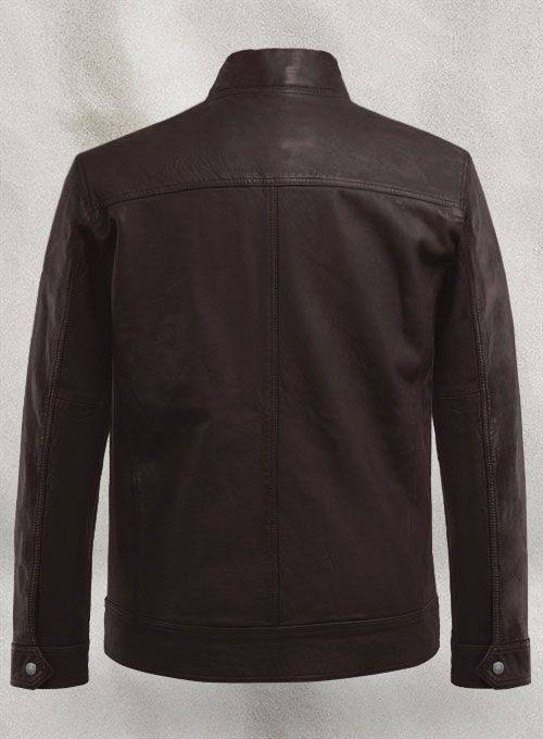 Thunder Storm Brown Biker Leather Jacket