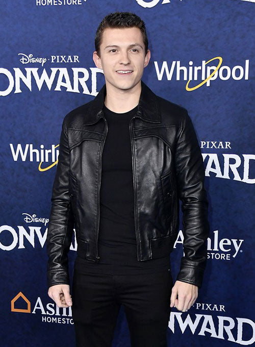 Tom Holland Leather Jacket