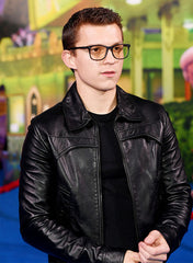 Tom Holland Leather Jacket