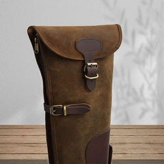 LEATHER SHOTGUN SLIP CASE , CLAY HUNTING SLIP CASE, GIFT FOR HUNTERS