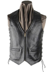 MEN'S LACED CLASSIC MOTORCYCLE VEST