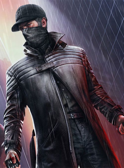 WATCH DOGS 3 LEGION AIDEN LEATHER TRENCH COAT