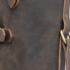 Leather Shotgun Slip Case Waxed Brown